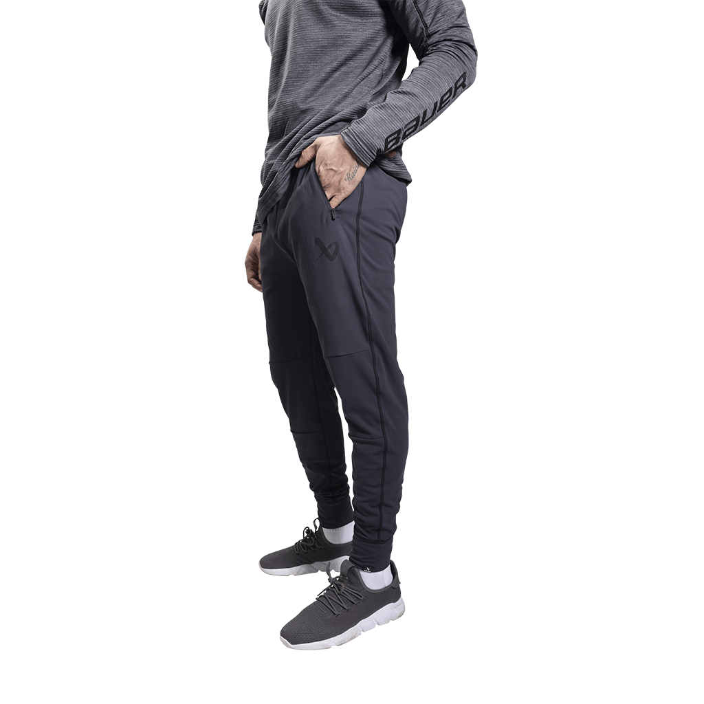 Bauer FLC Warmth Mens Hybrid Jogger Pants - Black