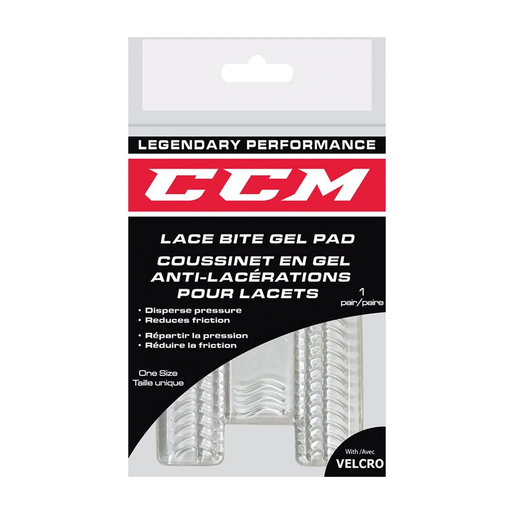 CCM Velcro Back Gel Pad Lace Bite Protector