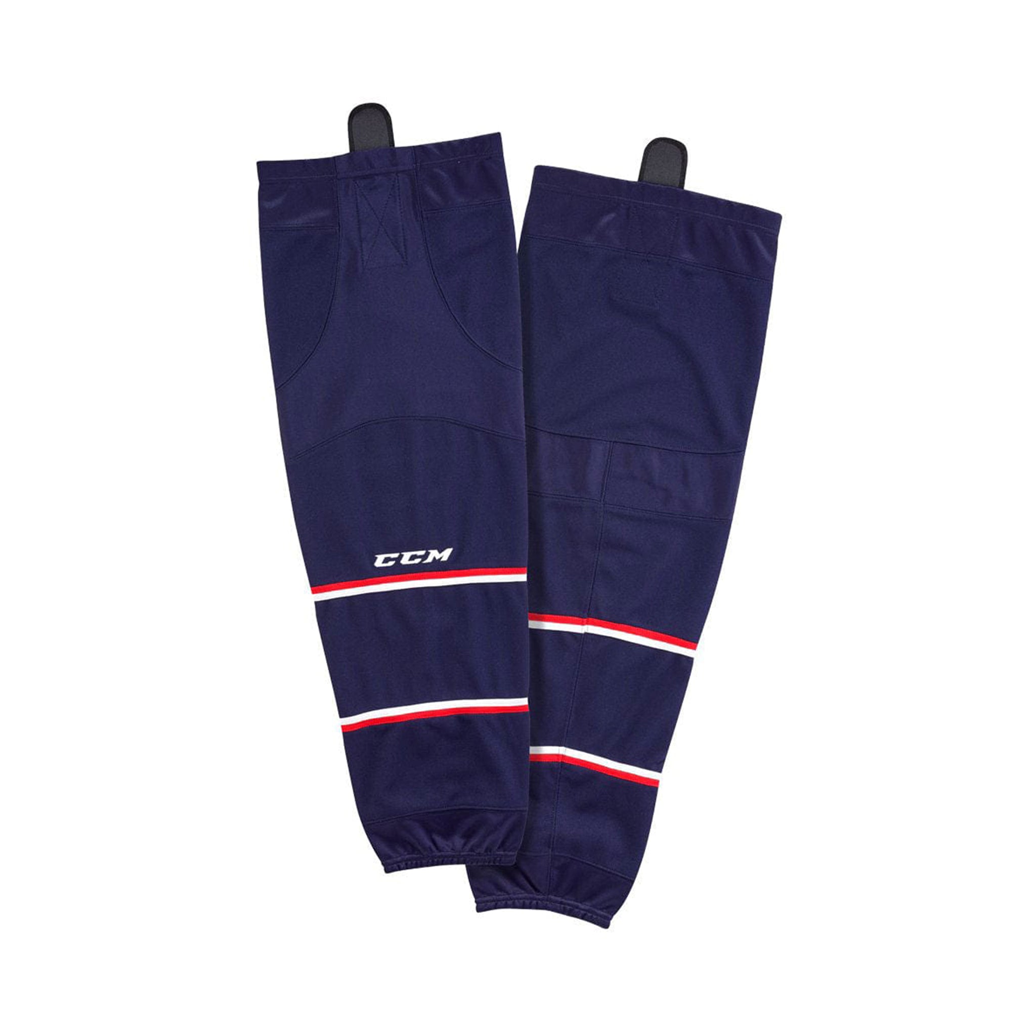 Monkeysports Columbus Blue Jackets Mesh Hockey Socks in White Size Intermediate