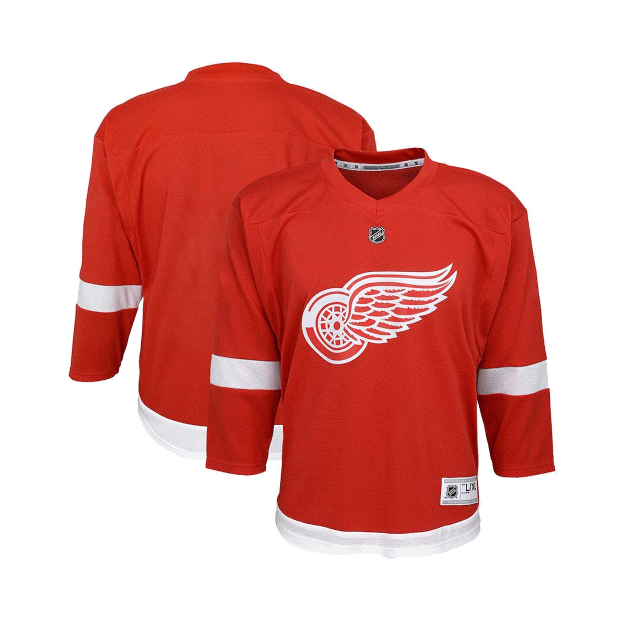 Detroit Red Wings Original CCM Authentic Home White BLANK Jersey