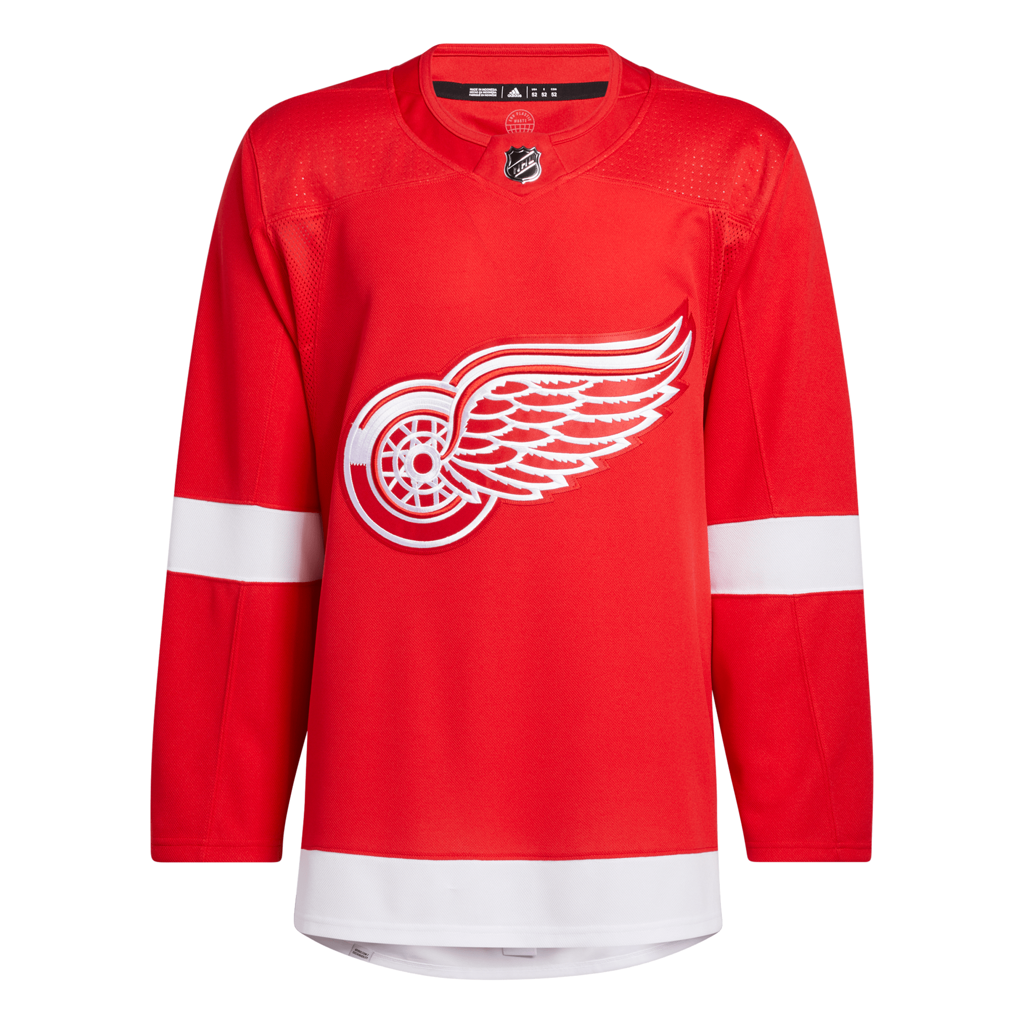 Detroit Red Wings Adidas Primegreen Authentic NHL Hockey Jersey / Away / S/46