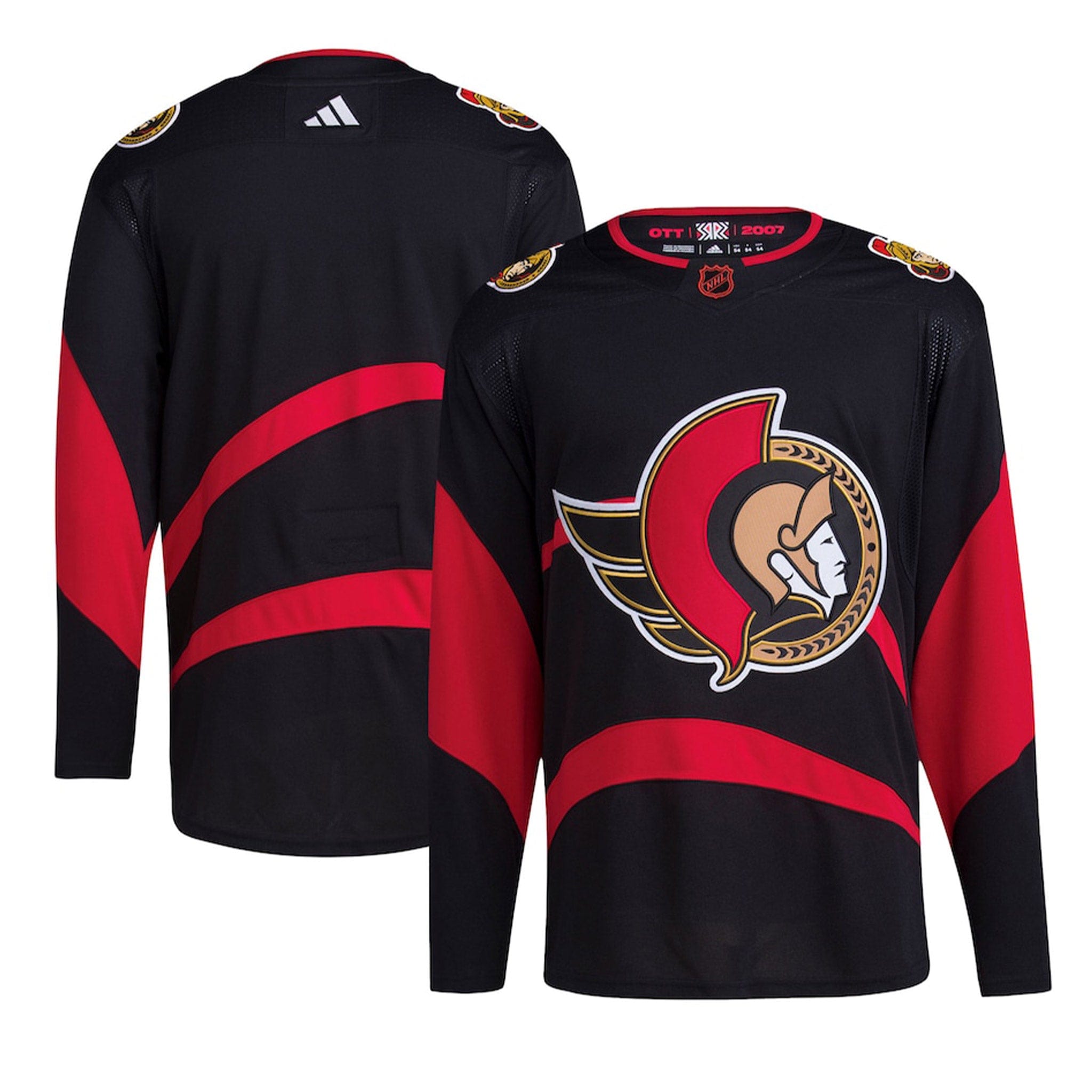 Ottawa Senators Adidas Primegreen Authentic Home NHL Hockey Jersey-44 - XS