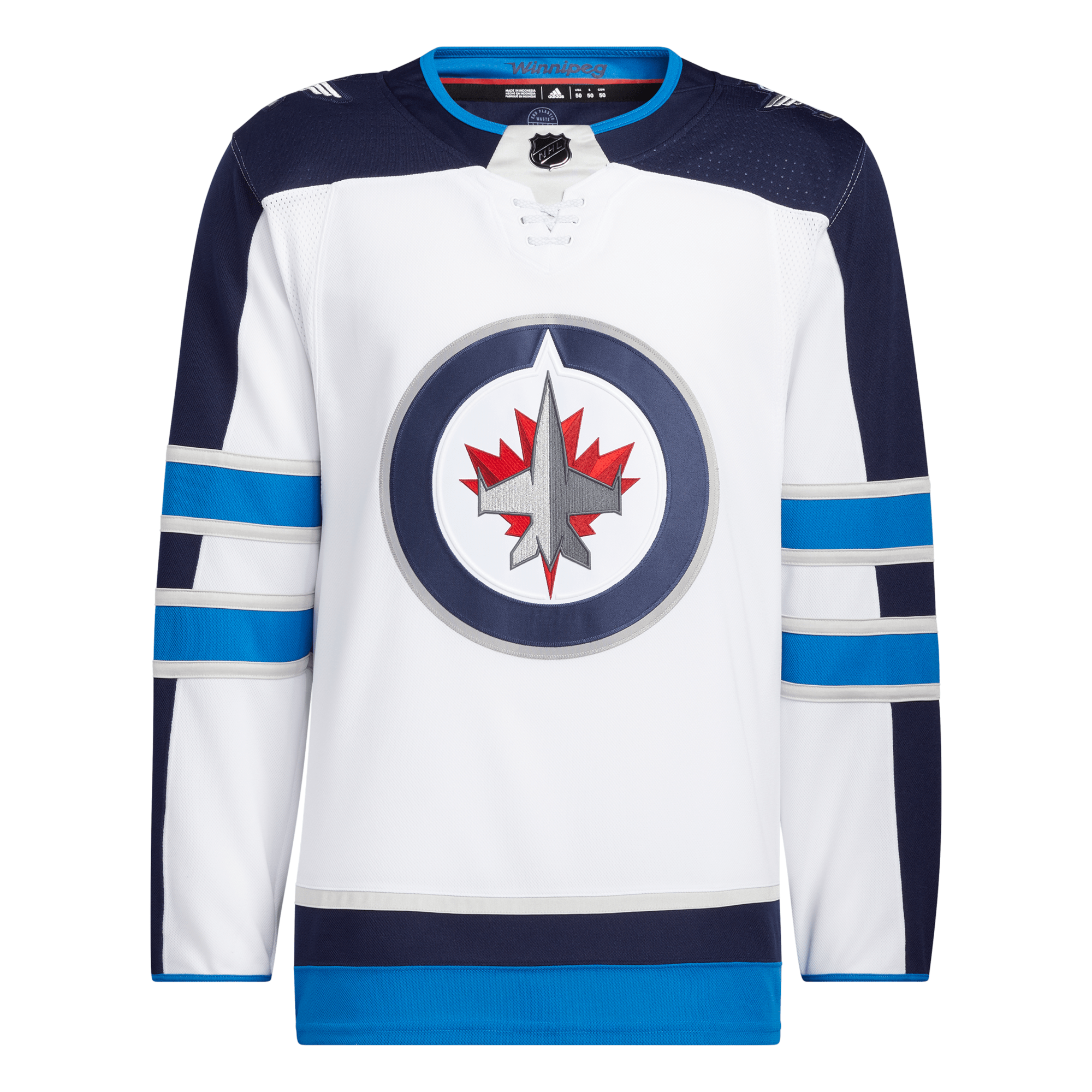 Winnipeg Jets Adidas Primegreen Authentic NHL Hockey Jersey / Home / L/52