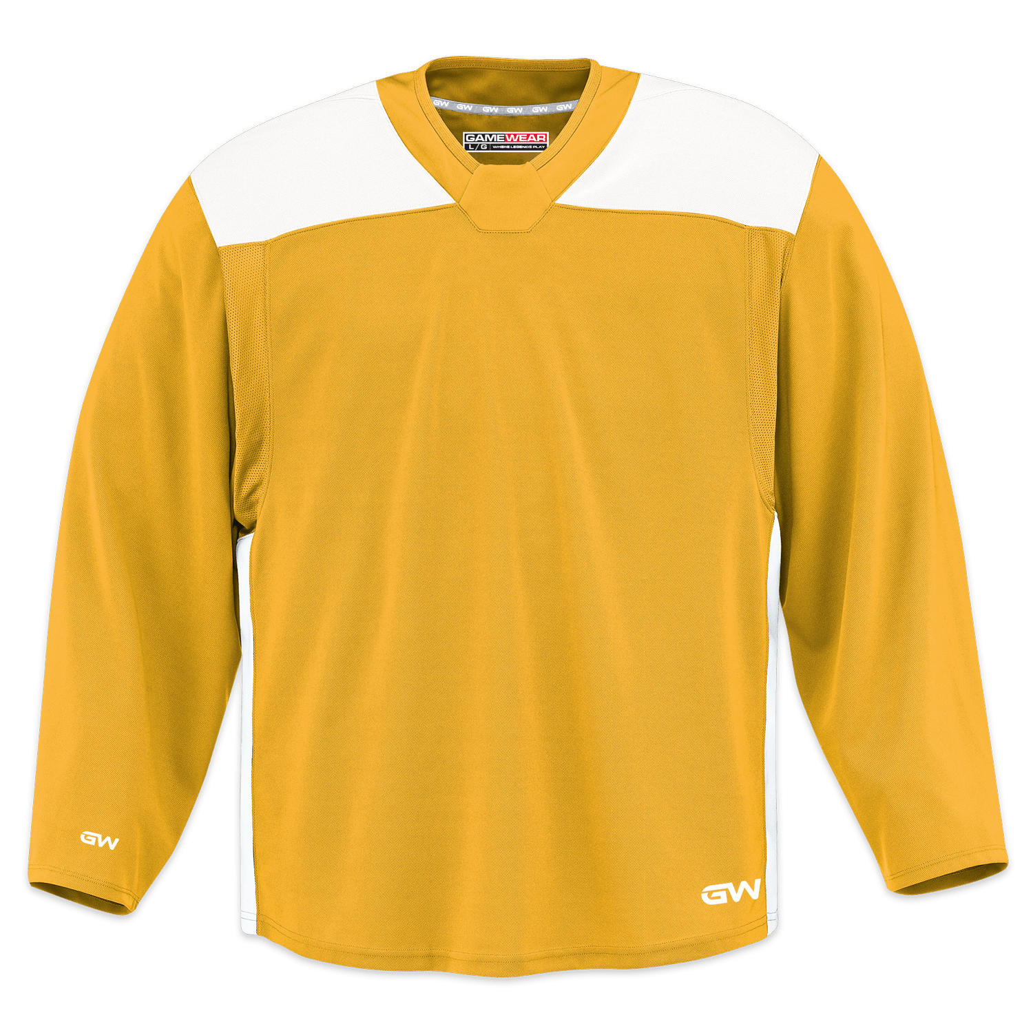 Orange hockey practice store jersey