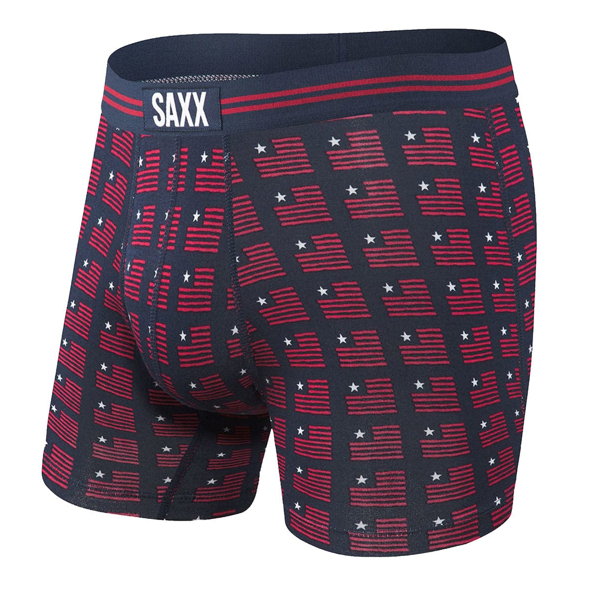 SAXX Underwear With Built-In Ballpark Pouch Support 2 Pack Black/Navy,  Medium 