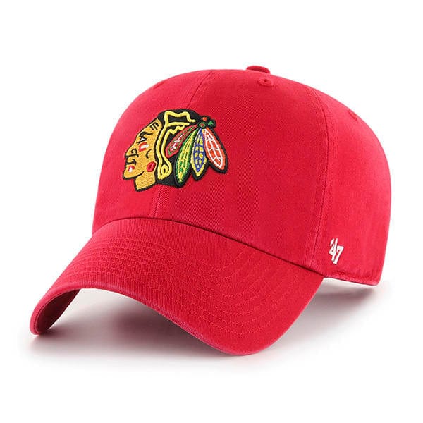 47 Brand NHL Alternate Clean Up Adjustable Hat - Chicago Blackhawks - TheHockeyShop.com