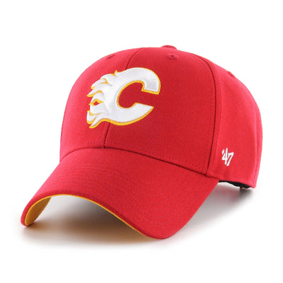 47 Brand NHL MVP Sure Shot Adjustable Hat - Calgary Flames - TheHockeyShop.com