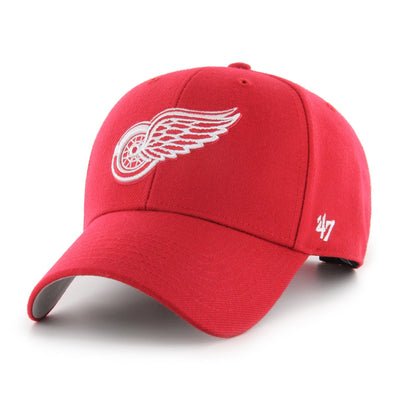 47 Brand NHL MVP Sure Shot Adjustable Hat - Detroit Red Wings - TheHockeyShop.com