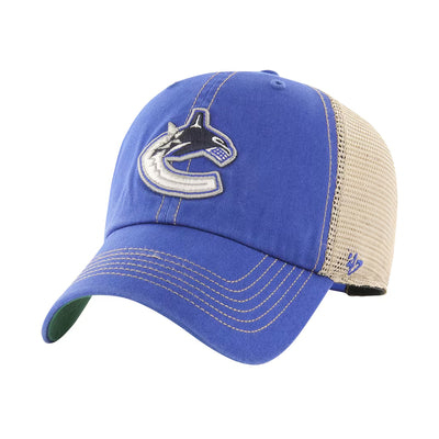 47 Brand NHL Trawler Clean Up Adjustable Hat - Vancouver Canucks Orca - TheHockeyShop.com