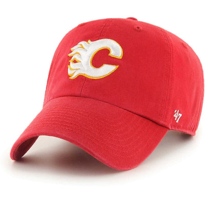 Calgary Flames - 47 Brand NHL Clean Up Adjustable Hat - TheHockeyShop.com