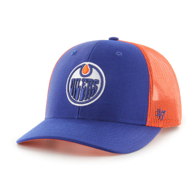 Edmonton Oilers 47 Brand NHL Adjustable Trucker Hat - The Hockey Shop Source For Sports