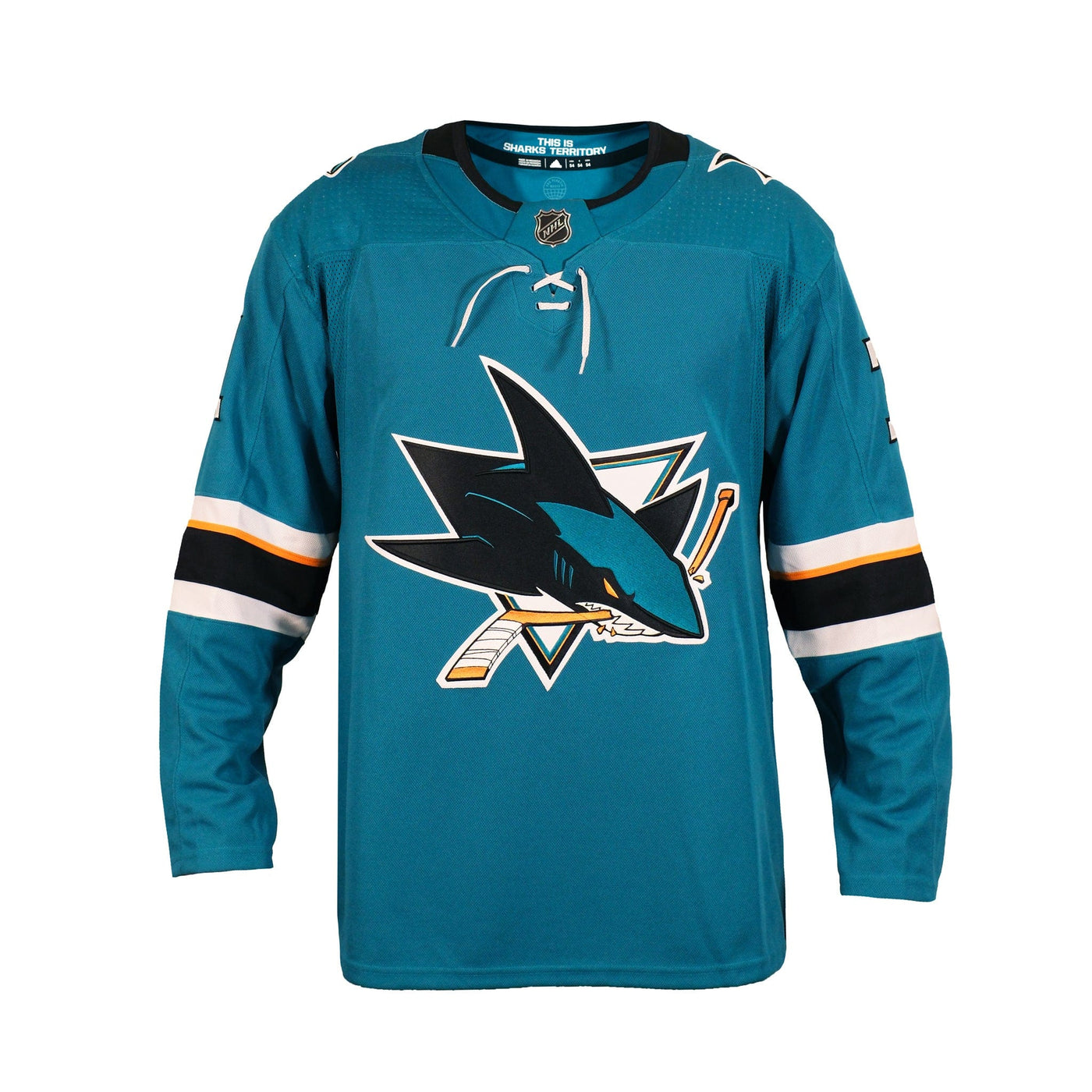 Adidas PrimeGreen Senior Jersey - San Jose Sharks Home - Macklin Celebrini - TheHockeyShop.com