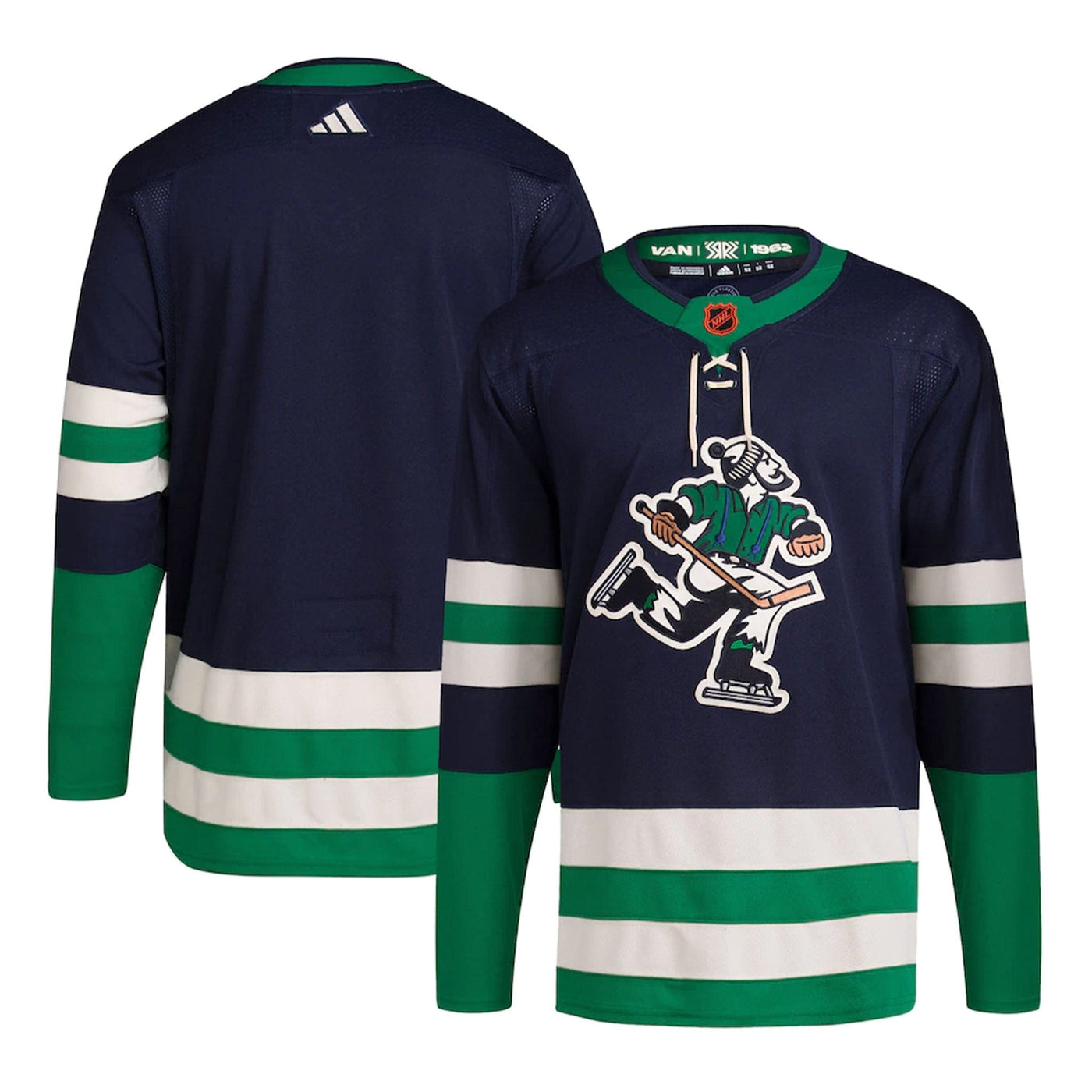 Vancouver Canucks Adidas PrimeGreen Reverse Retro Senior Jersey - The Hockey Shop Source For Sports