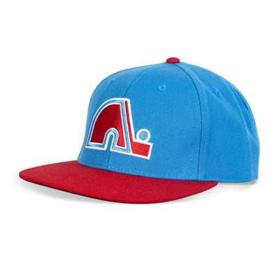 American Needle NHL Vintage Wool Replica Snapback Hat - Quebec Nordiques - TheHockeyShop.com