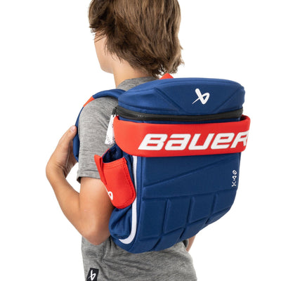 Bauer Glove Youth Backpack Bag - Blue / Red - TheHockeyShop.com