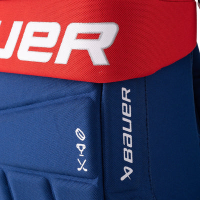 Bauer Glove Youth Backpack Bag - Blue / Red - TheHockeyShop.com