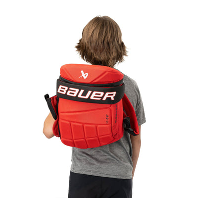 Bauer Glove Youth Backpack Bag - Red / Black