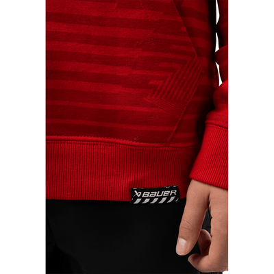 Bauer Graphic Stripe Youth Pullover Hoody - TheHockeyShop.com