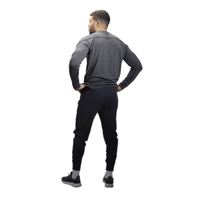 Bauer FLC Warmth Mens Hybrid Jogger Pants - Black - TheHockeyShop.com