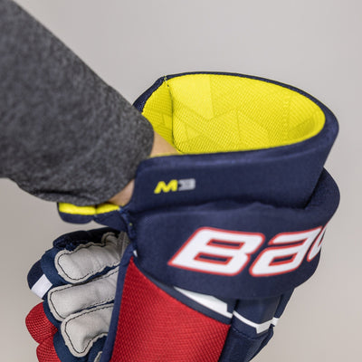 Bauer Supreme M3 Intermediate Hockey Gloves - The Hockey Shop Source For Sports