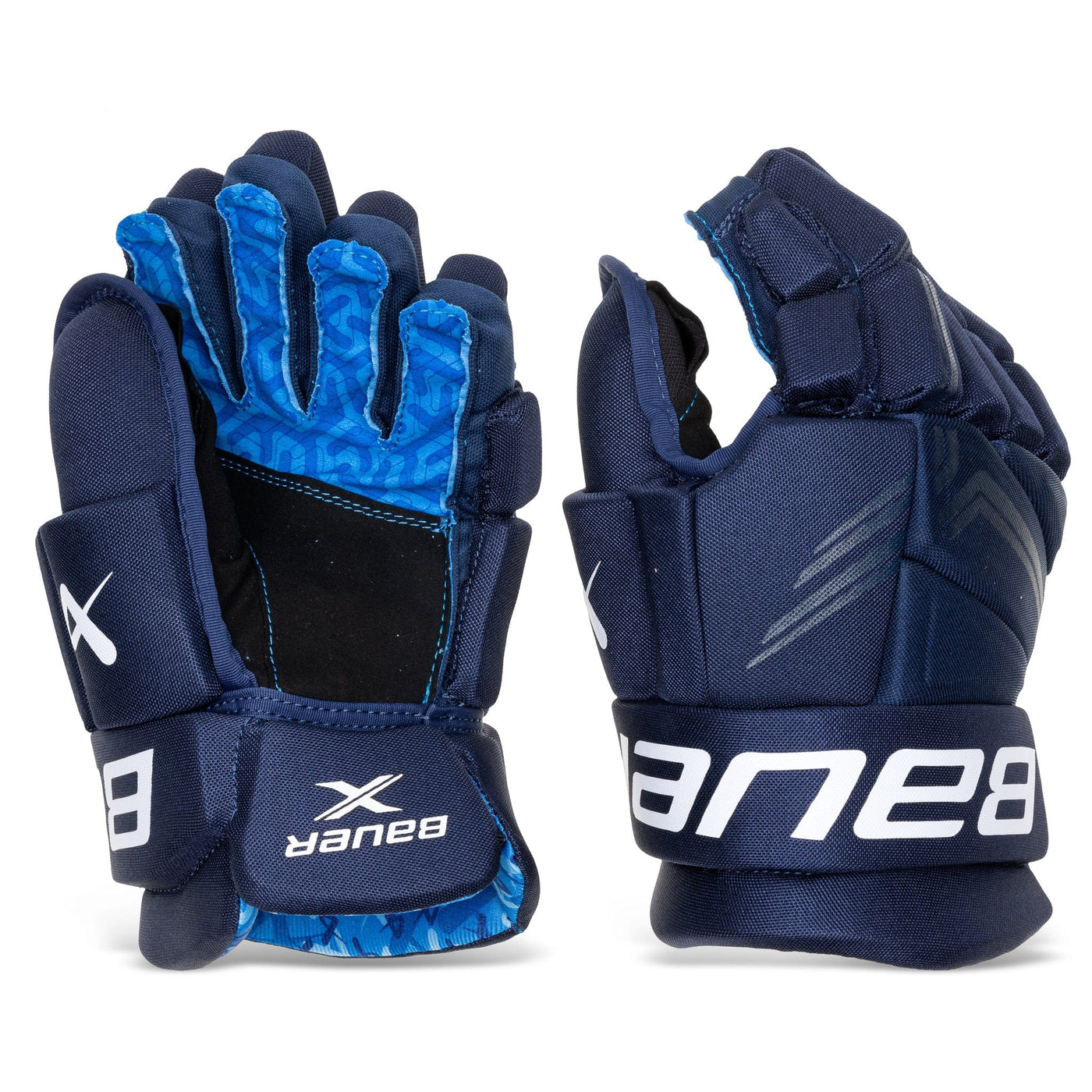 Bauer X Series Intermediate Hockey Gloves - 2024 - TheHockeyShop.com