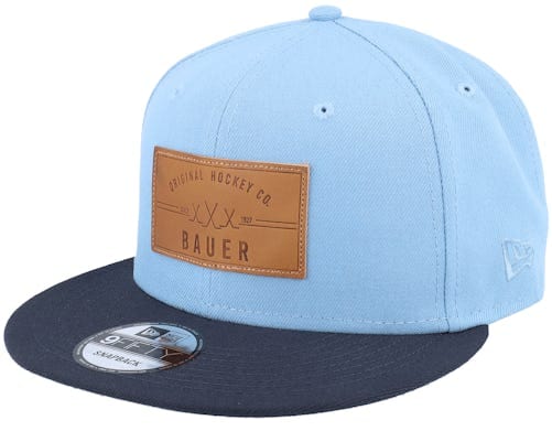 Bauer New Era 9Fifty Leather Patch Snapback - TheHockeyShop.com