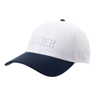 Bauer New Era 9Forty Two Tone Hat - White/Navy - TheHockeyShop.com