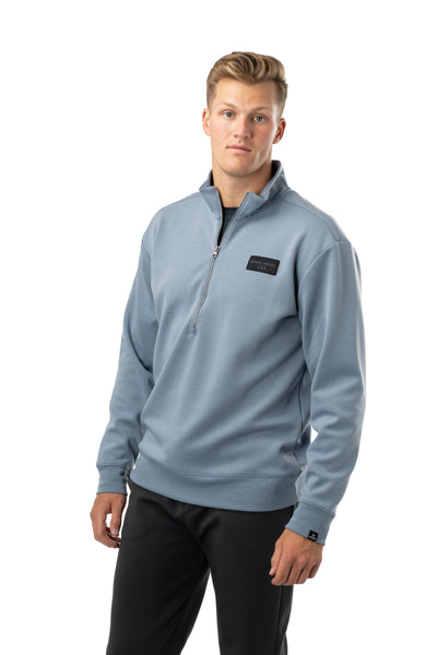 Bauer First Line Collection 1/2 Zip Pullover Senior - Blue - TheHockeyShop.com