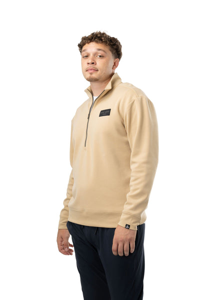 Bauer First Line Collection 1/2 Zip Pullover Senior - Tan - TheHockeyShop.com