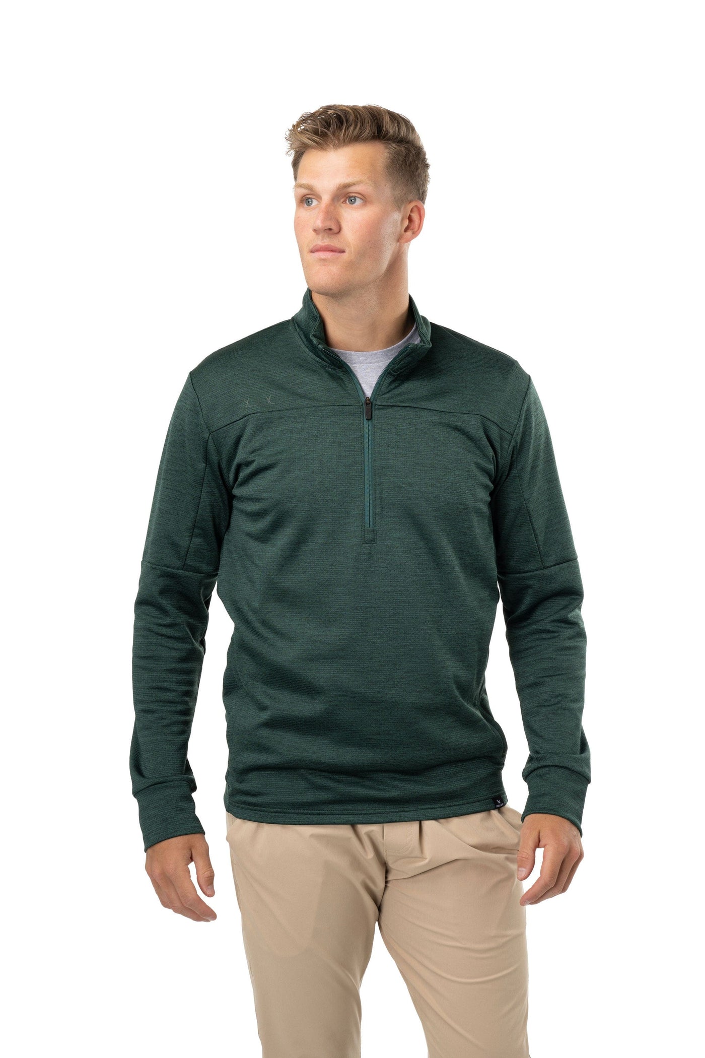 Bauer FLC 1/4 Zip Hoody - Green - TheHockeyShop.com