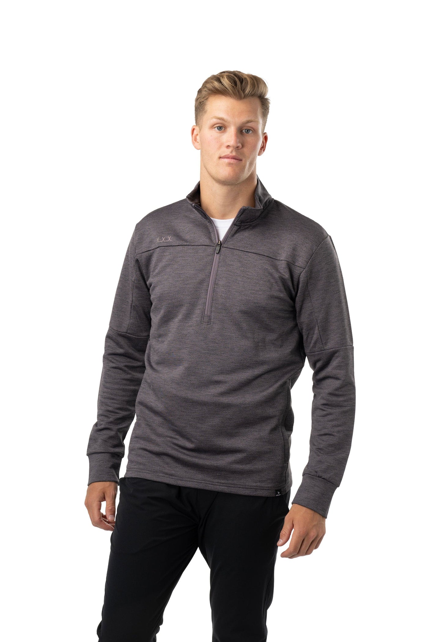 Bauer FLC 1/4 Zip Hoody - Shark - TheHockeyShop.com