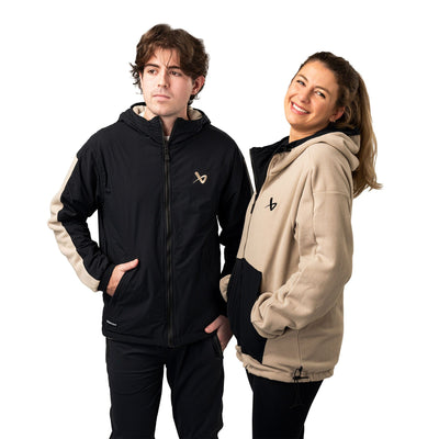 Bauer FLC Reversible Jacket - Black/Tan - TheHockeyShop.com