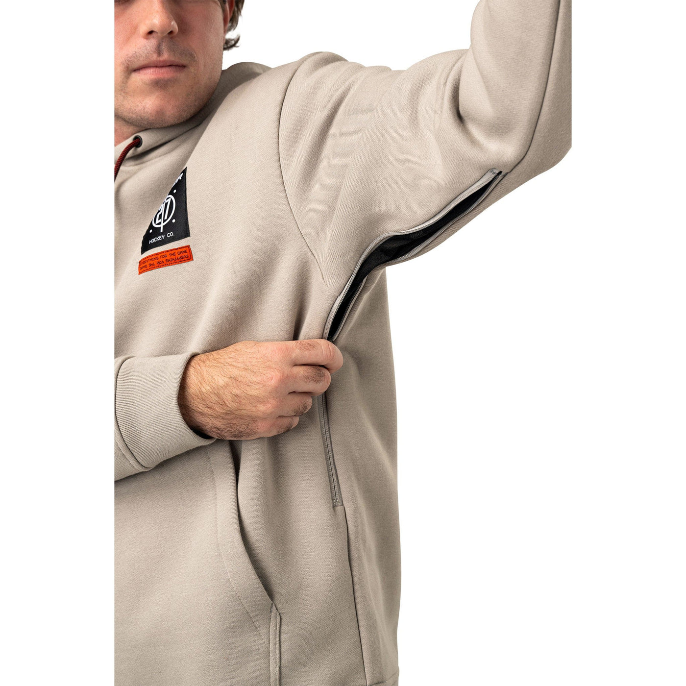 Bauer Fleeced Lined Hoody - Grey - TheHockeyShop.com