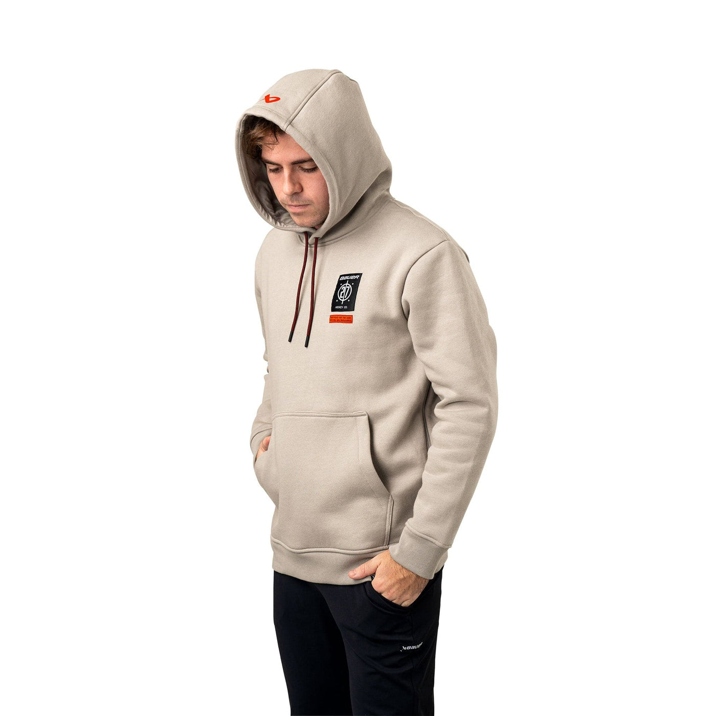 Bauer Fleeced Lined Hoody - Grey - TheHockeyShop.com