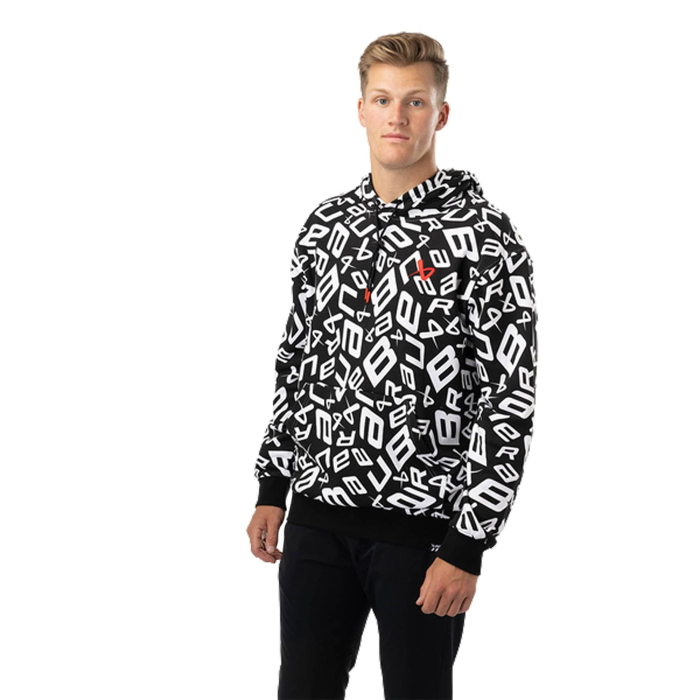 Bauer Scramble Hoody - Black / White  XXL - TheHockeyShop.com