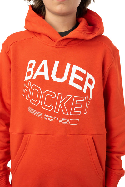 Bauer Ultimate Hoodie Junior - Red - TheHockeyShop.com