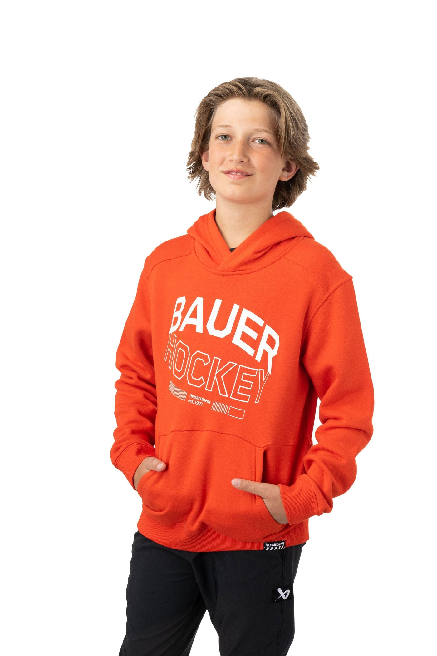 Bauer Ultimate Hoodie Junior - Red - TheHockeyShop.com