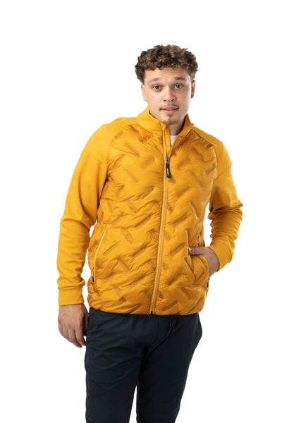 Bauer First Line Collection Hybrid Jacket Senior - Gold - TheHockeyShop.com