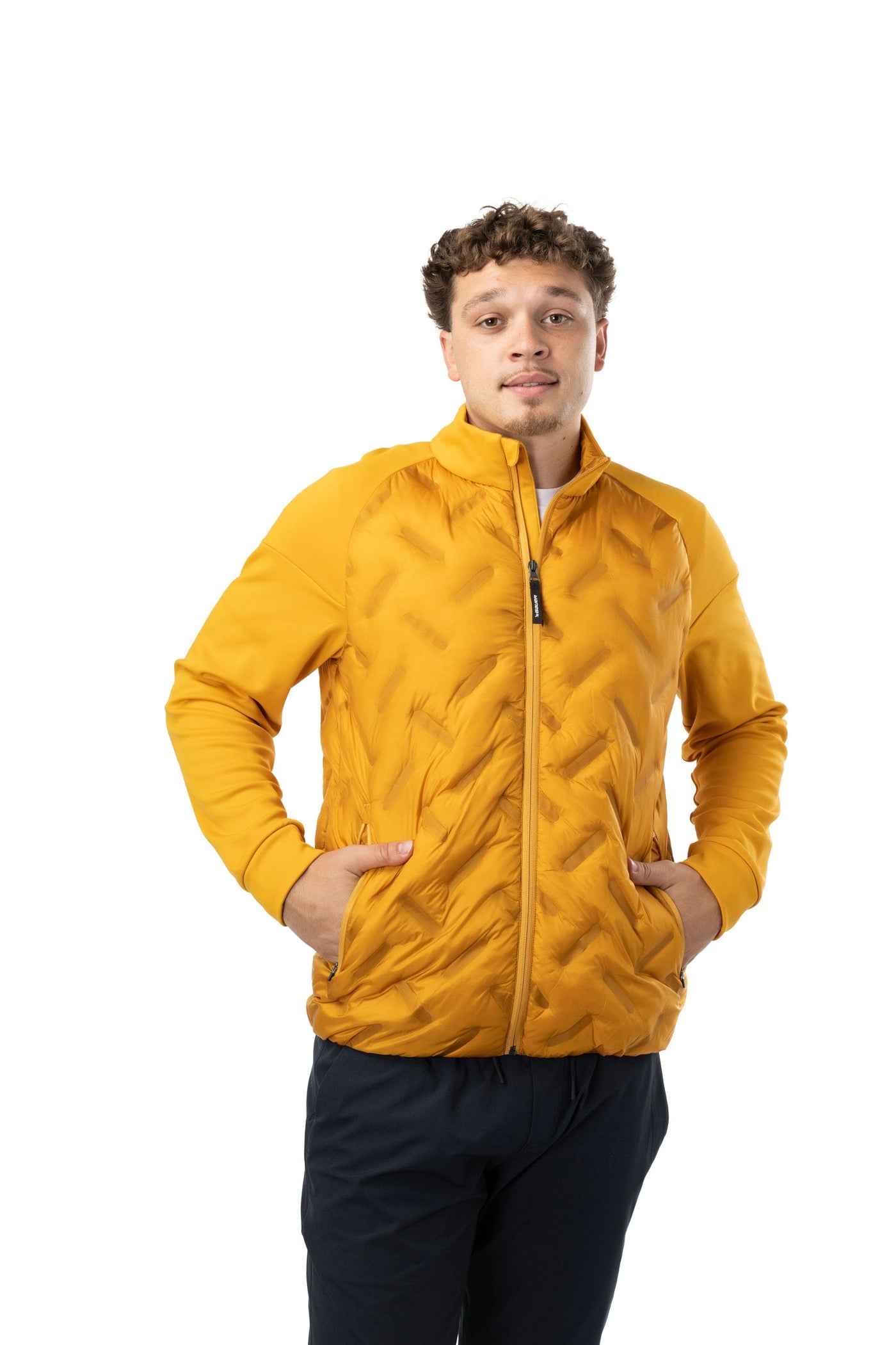 Bauer First Line Collection Hybrid Jacket Senior - Gold - TheHockeyShop.com