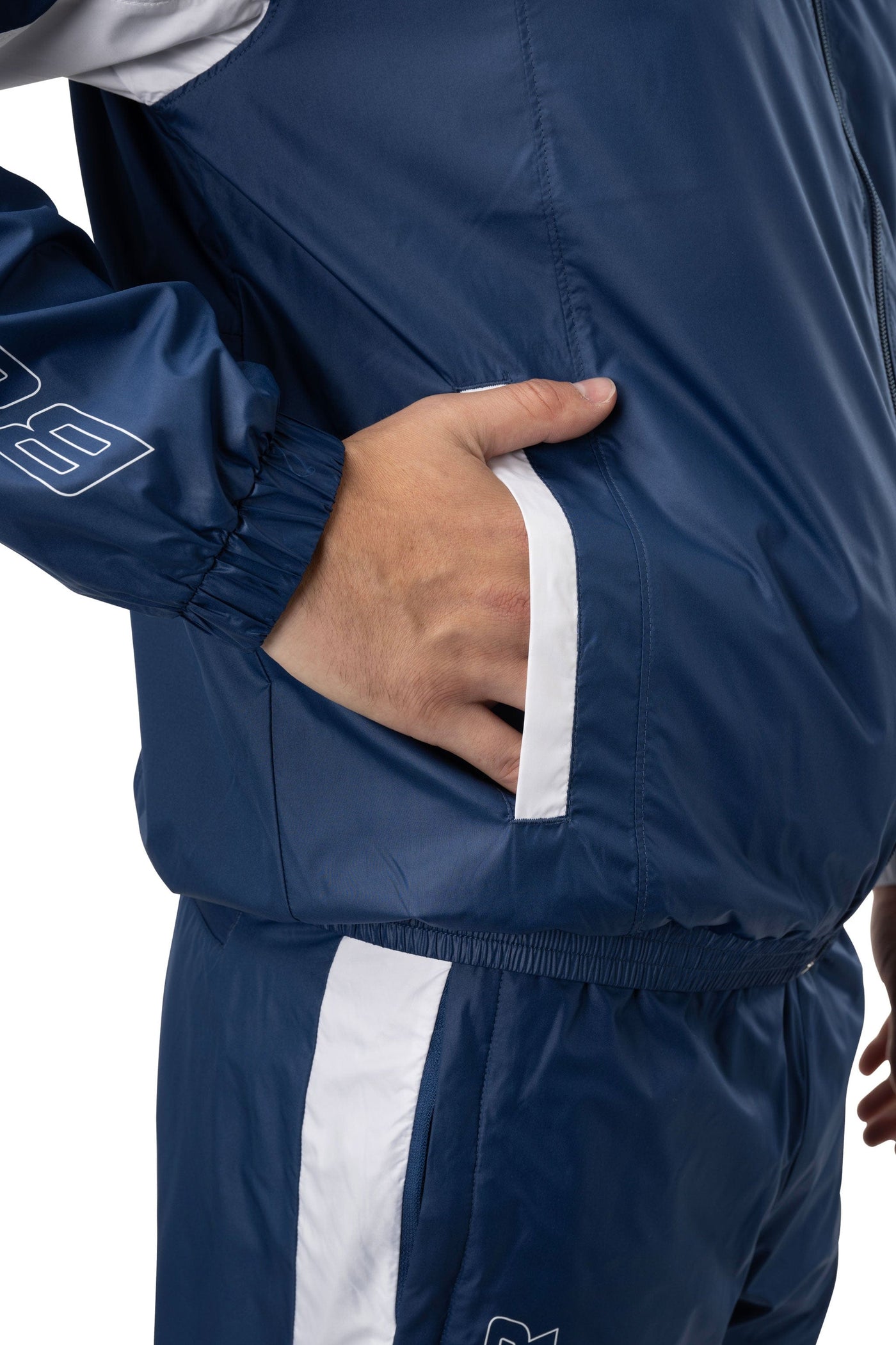 Bauer Woven Track Jacket Senior - Navy - TheHockeyShop.com