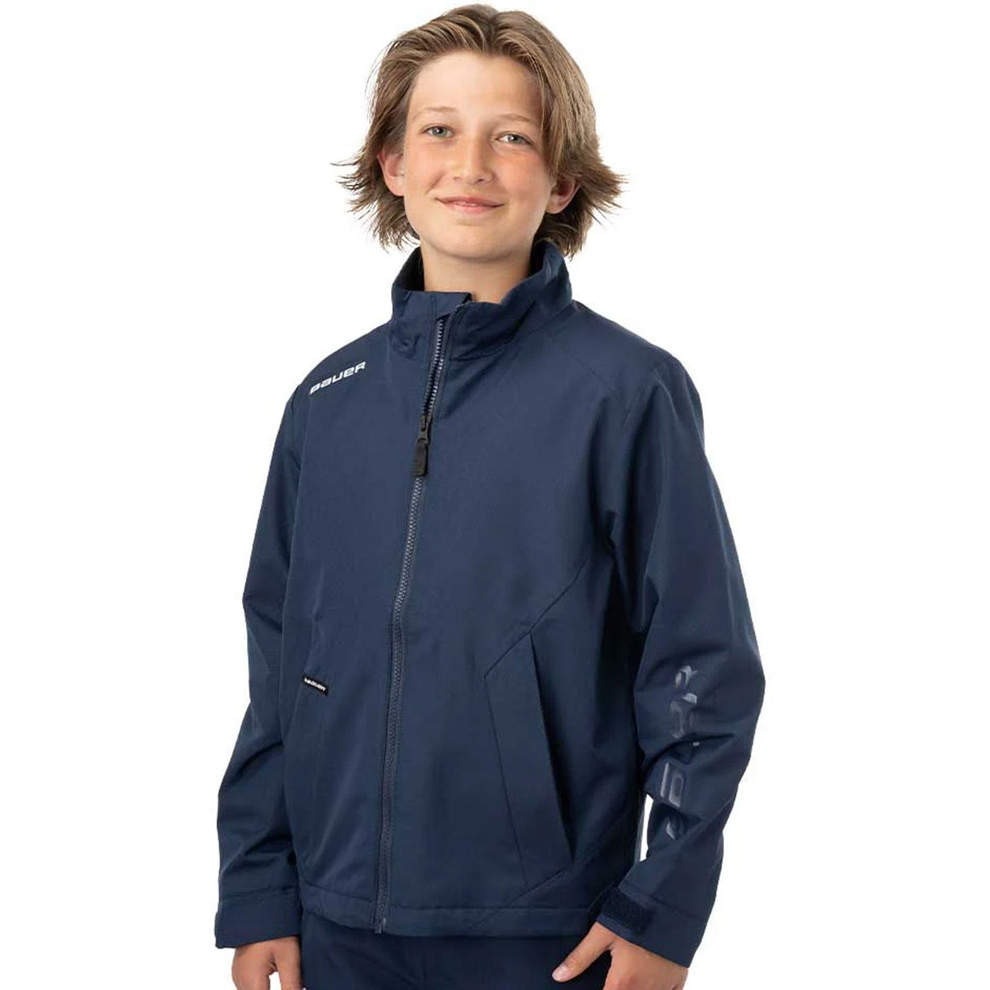 S24 Bauer Team Lightweight Junior Jacket - Black - TheHockeyShop.com