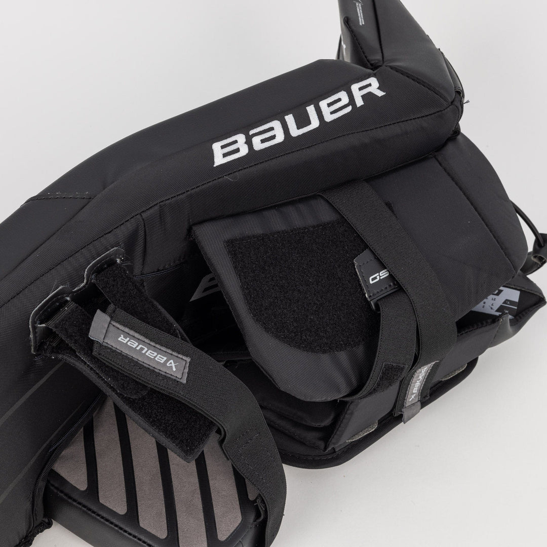 Bauer goalie kit leg pads and gloves trapper 23 inch online medium