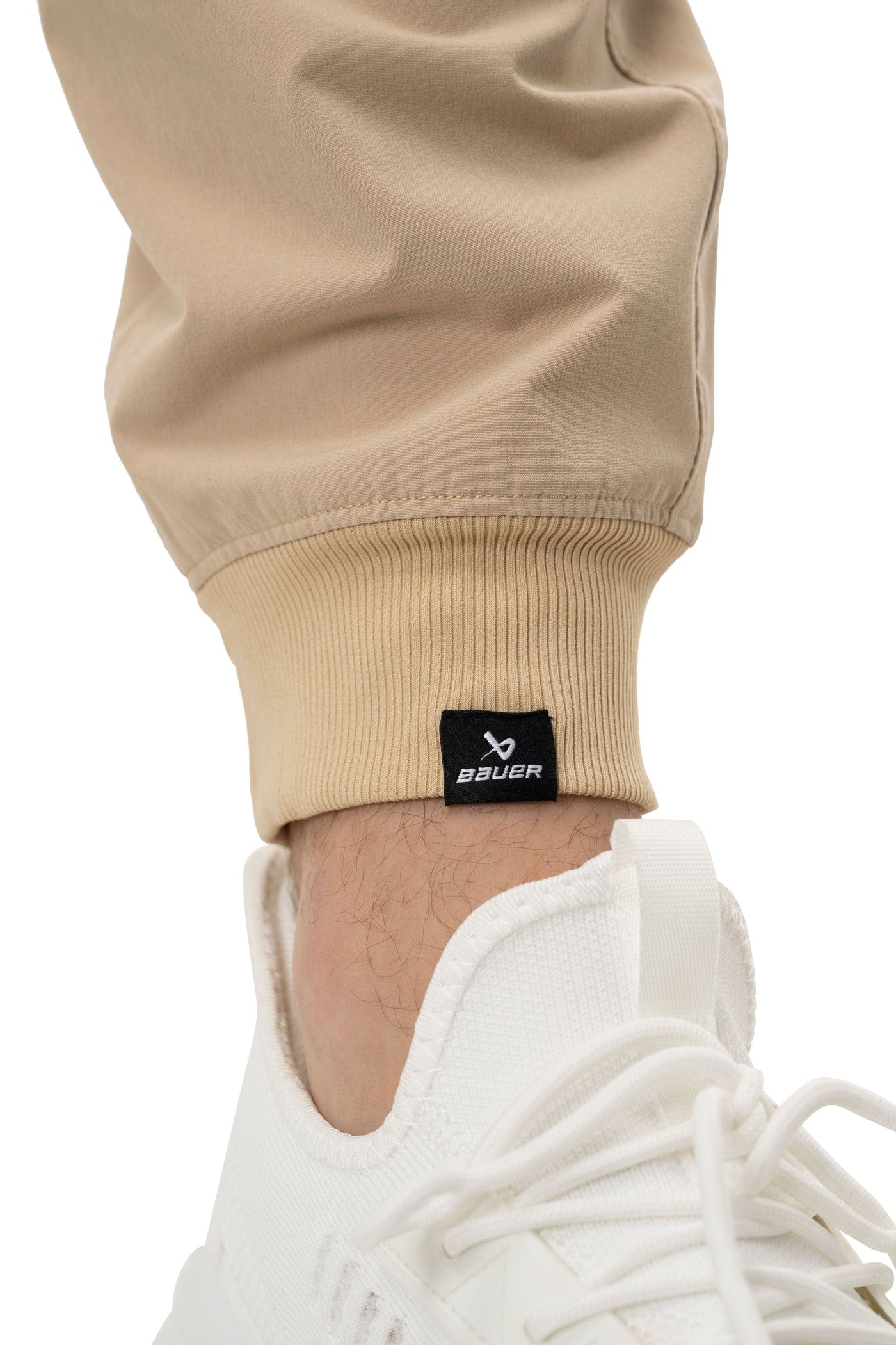 Bauer FLC Woven Jogger Pants - Tan - TheHockeyShop.com