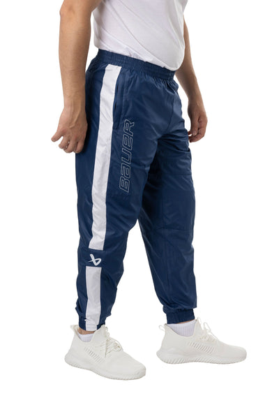 Bauer Woven Track Pant - Navy - TheHockeyShop.com