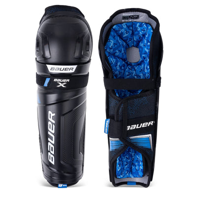 Bauer X Series Intermediate Hockey Shin Guards - TheHockeyShop.com