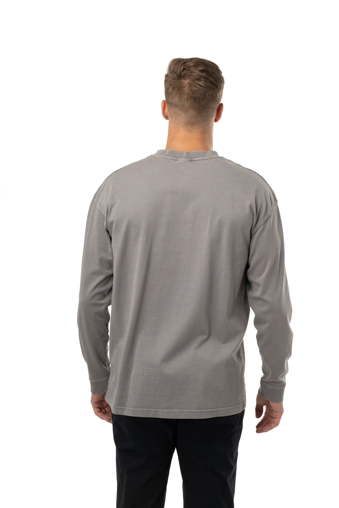 Bauer Acid Wash Longsleeve Shirt Senior - Grey - TheHockeyShop.com