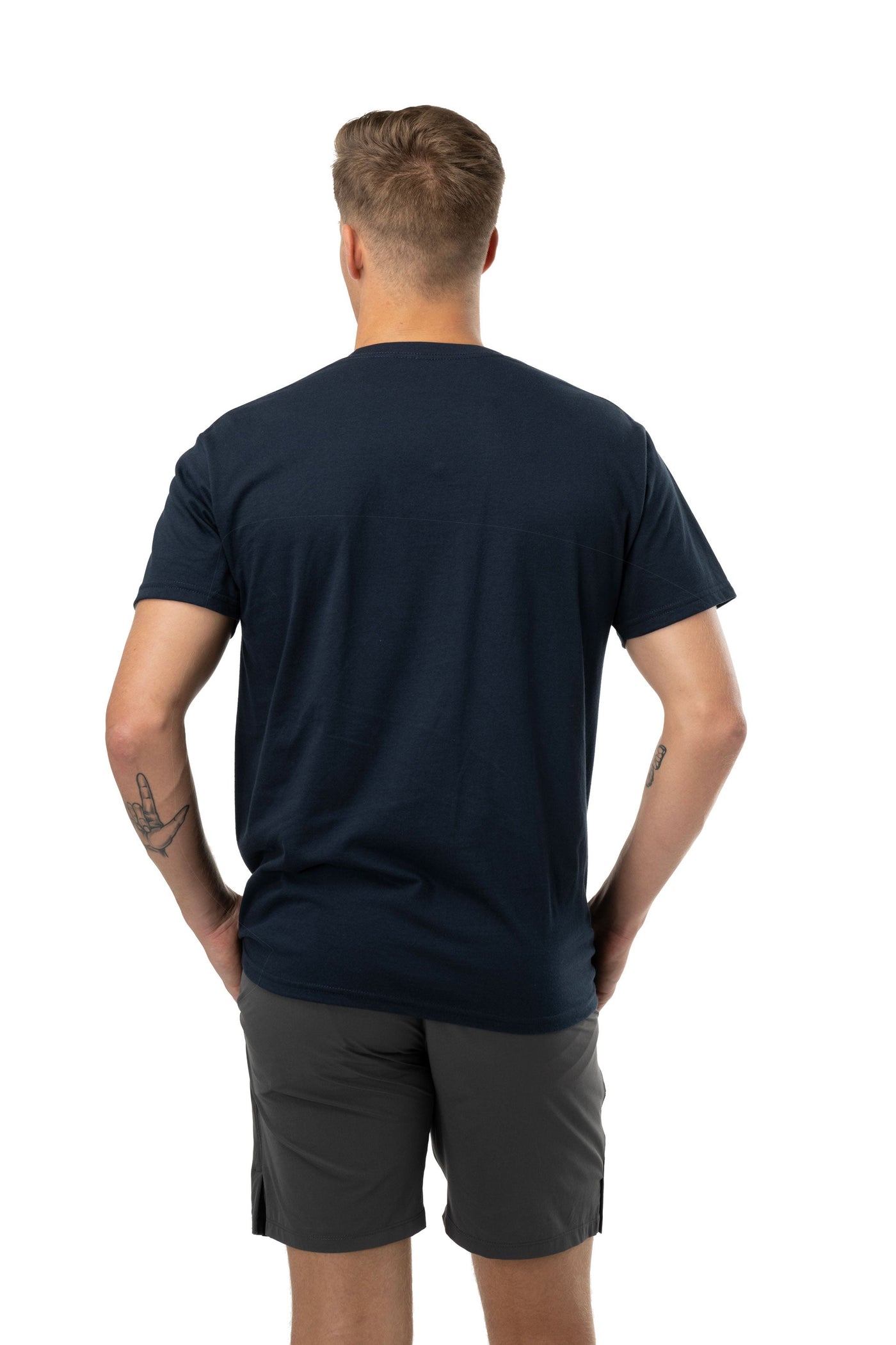 Bauer Core Lockup Shortsleeve Shirt - Navy - TheHockeyShop.com