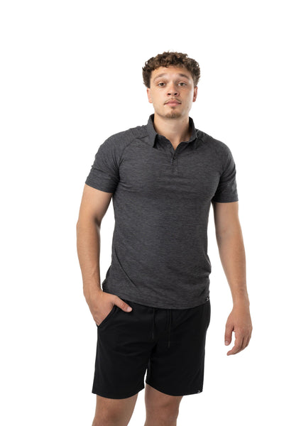 Bauer FLC Core Performance Polo - Grey - TheHockeyShop.com