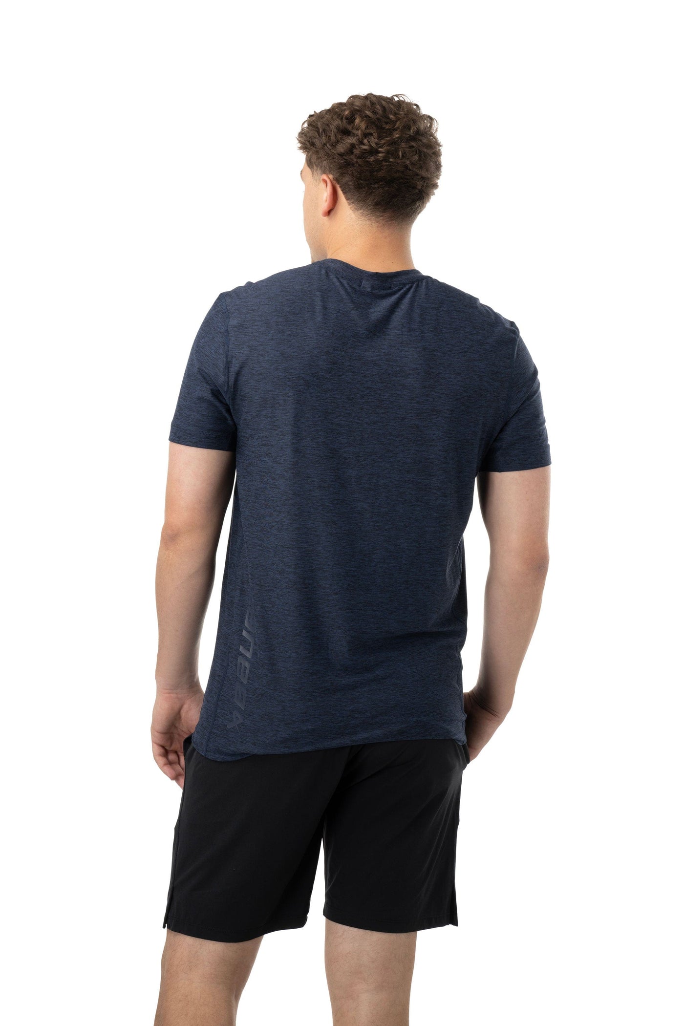 Bauer FLC Core Tech Shortsleeve Shirt - Navy - TheHockeyShop.com