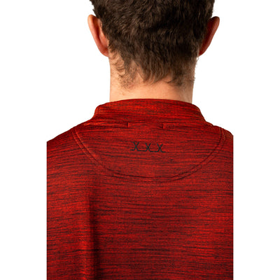 Bauer FLC Mock Neck Long Sleeve - Red - TheHockeyShop.com